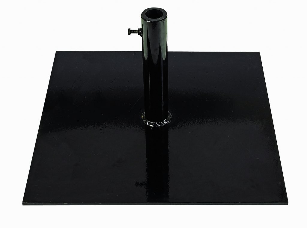 Square Steel Umbrella Base Base for 7.5′, 9′, & 11′ Umbrellas Powder Coated