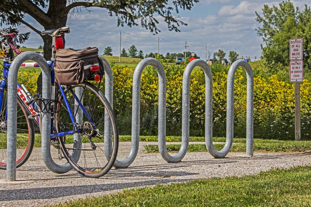 Loop Bike Rack with 1 5/8 OD Tubing | Commercial Bike Rack