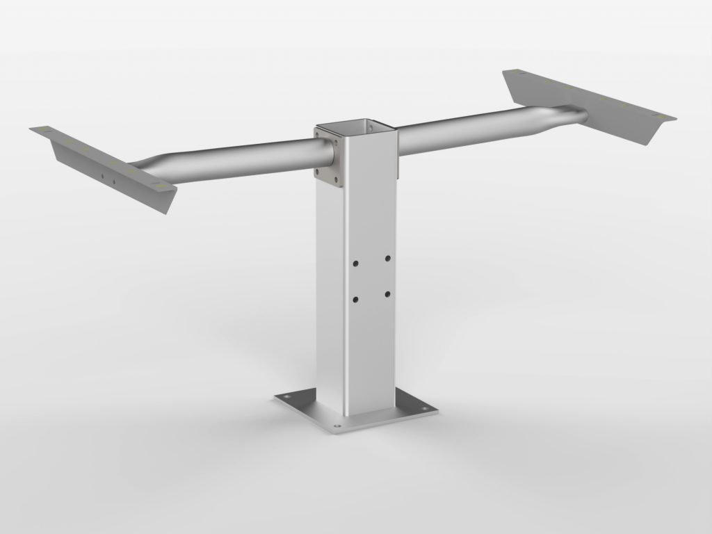 Frame Only Single Post Picnic Table 6SPT Series