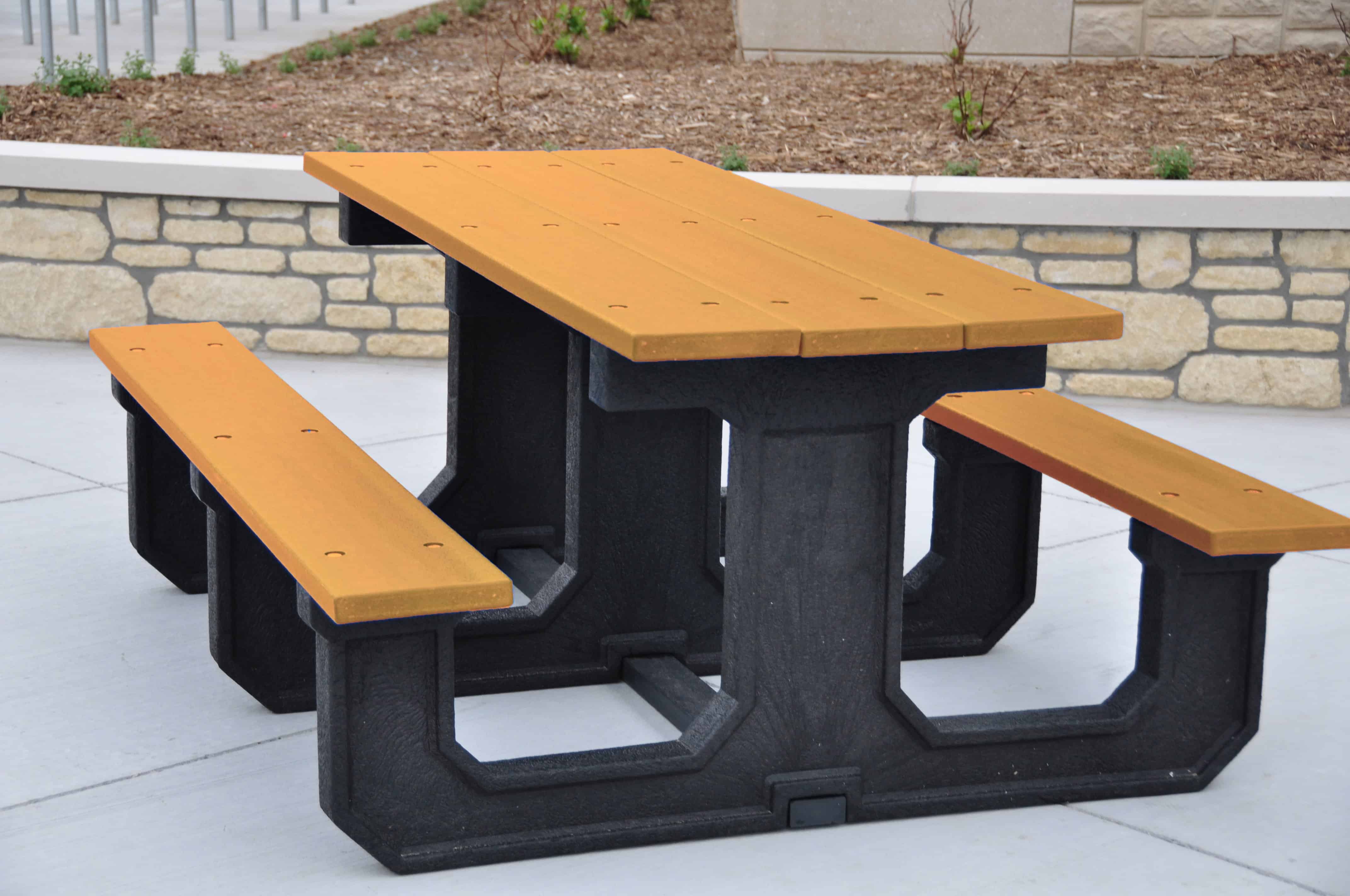 Heavy-Duty Square Plastic-Coated Table TPT-68 - - Picnic Tables by TreeTop  Products