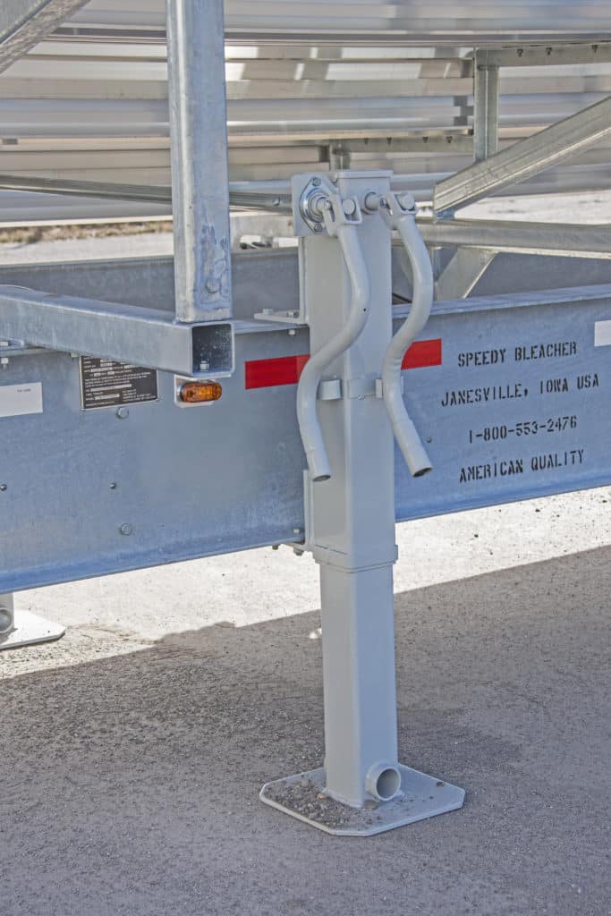 10Row Towable Aluminum Bleacher Seats 300 Mobile “Speedy Bleacher