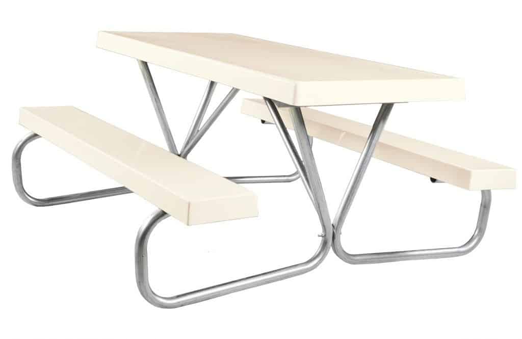 Picnic Table | Bolted Frame & Fiberglass Planks | BG Series