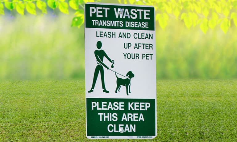 Dogipot Pet Sign | Kay Park Recreation