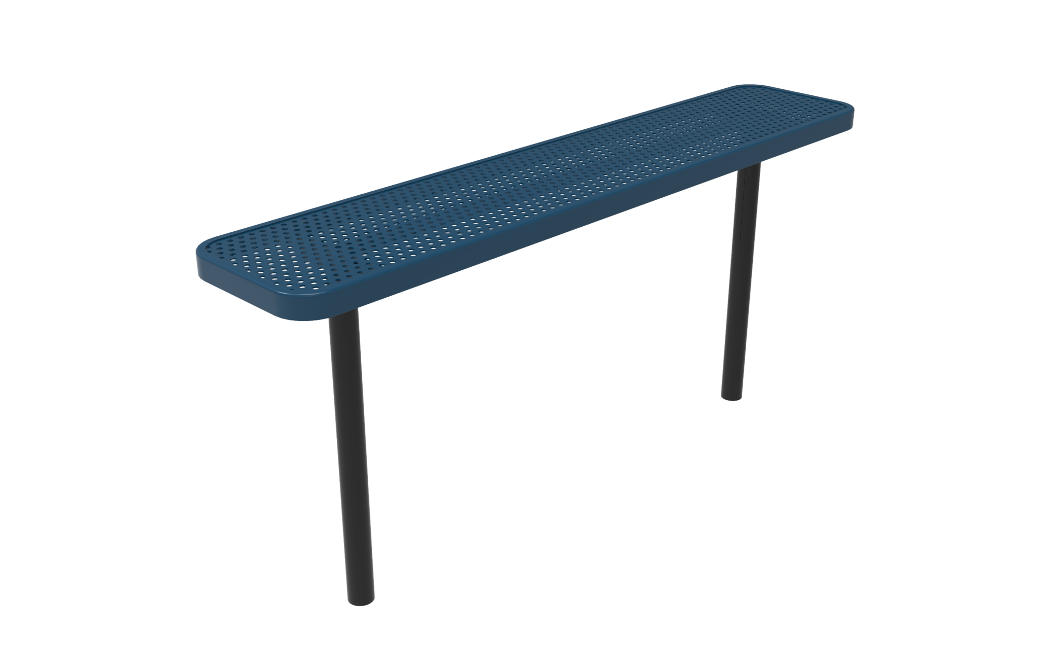 Perforated Wide Bench Without Back Thermoplastic Benches Product