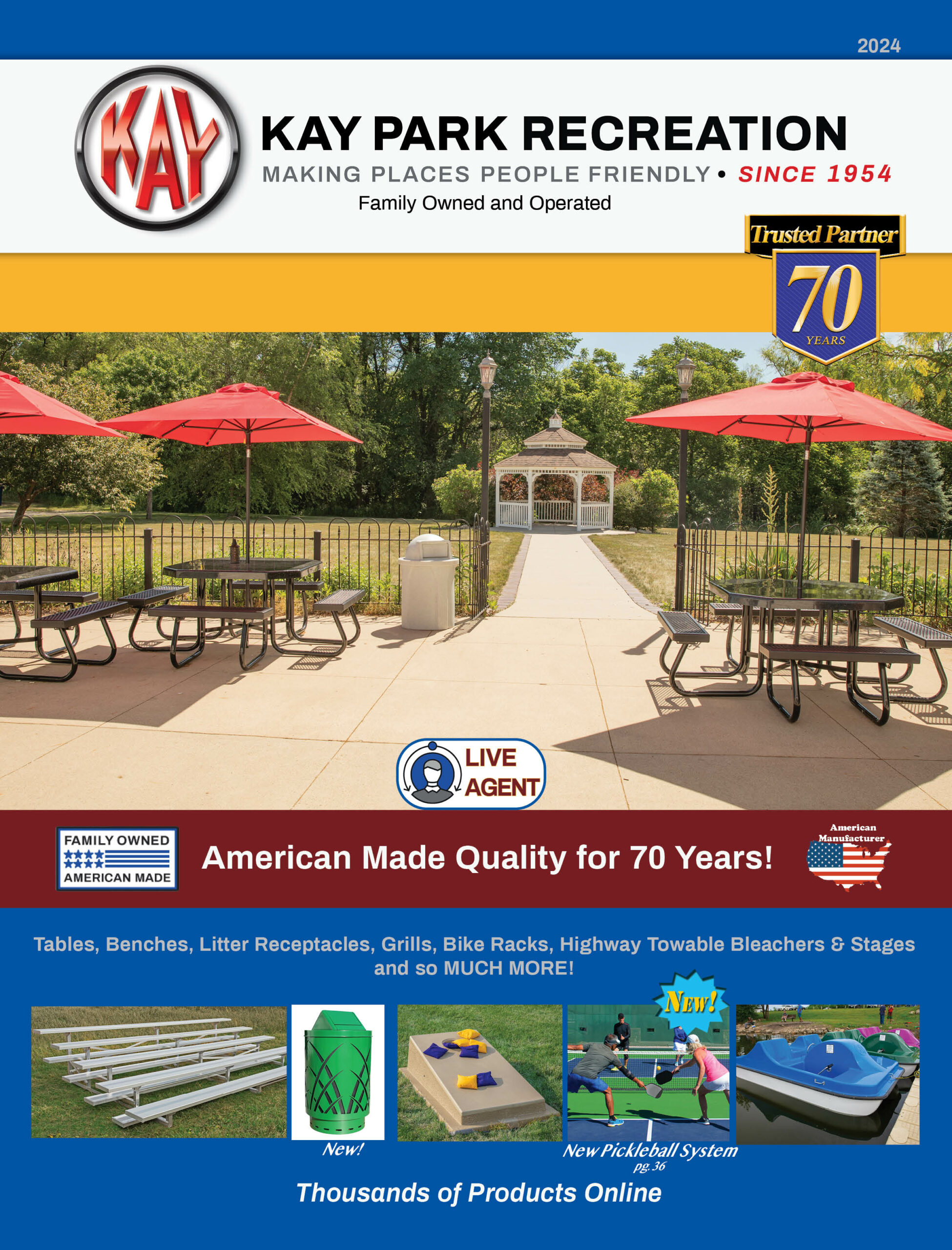 Kay Catalog Download of Park & Recreation Products and Equipment